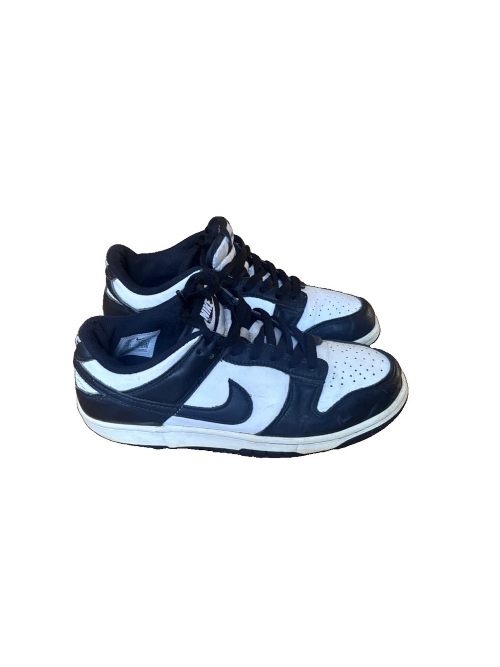 Nike Dunk Low White Black Panda Sneakers 6.5Y